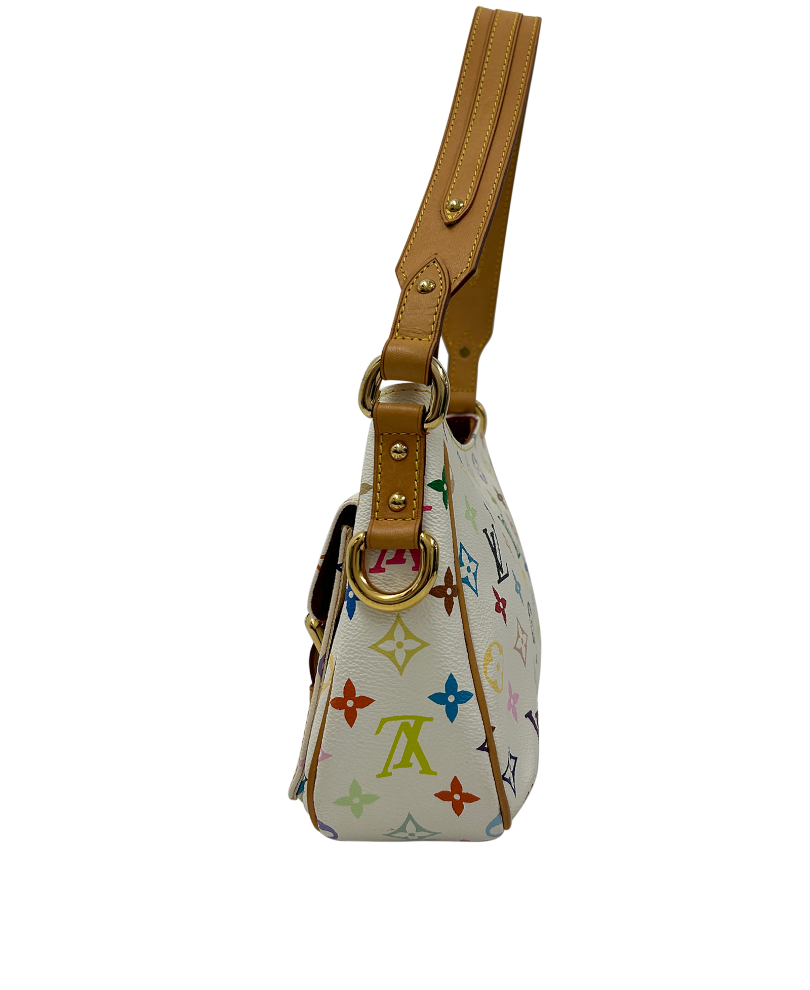 Lodge, 1.600&euro;, Bolso, Amarillo/Blanco/Oro rosa, Canvas - General, Vista inferior